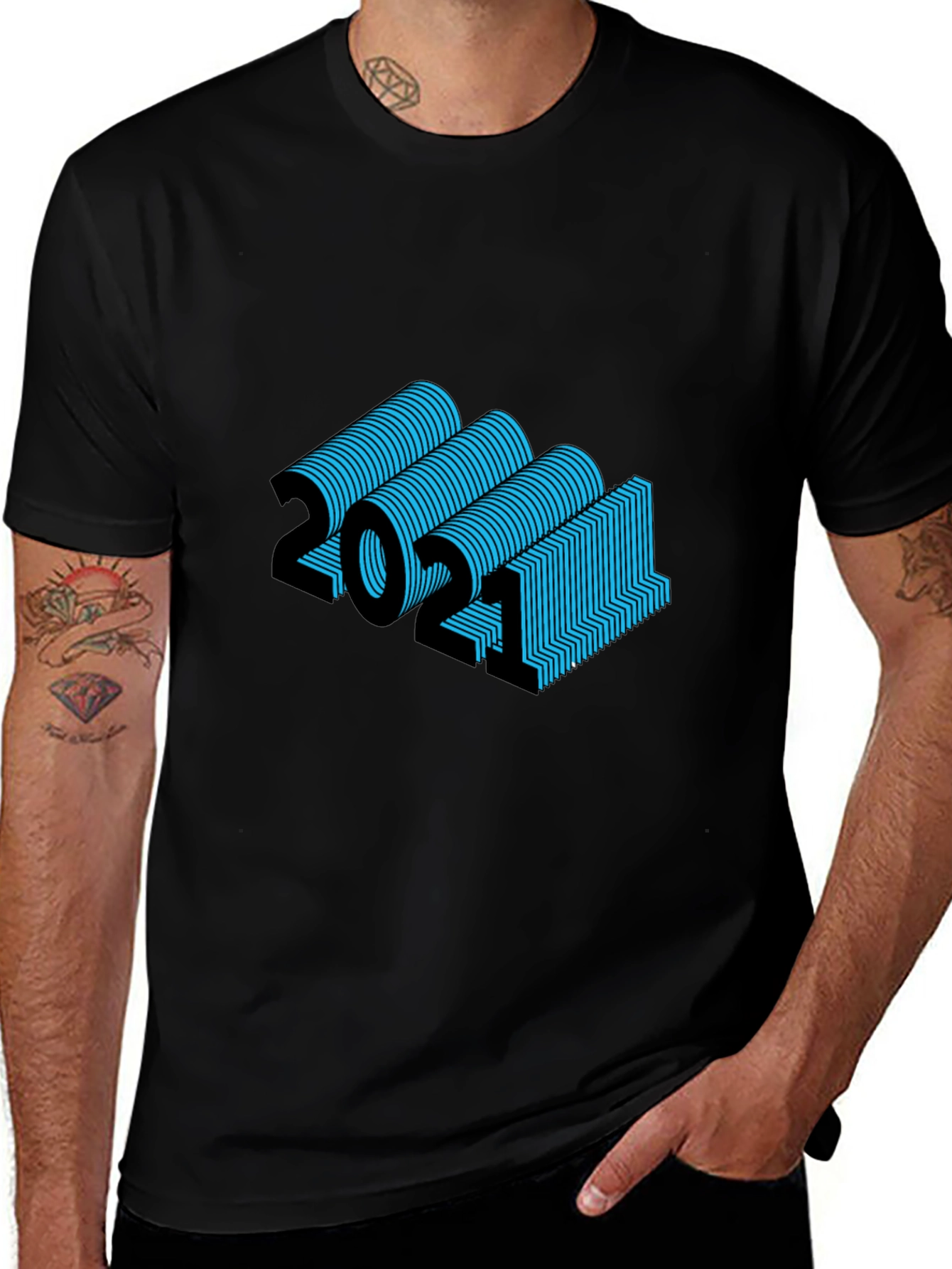 Retro 2021 Graphic Tee - Modern Style