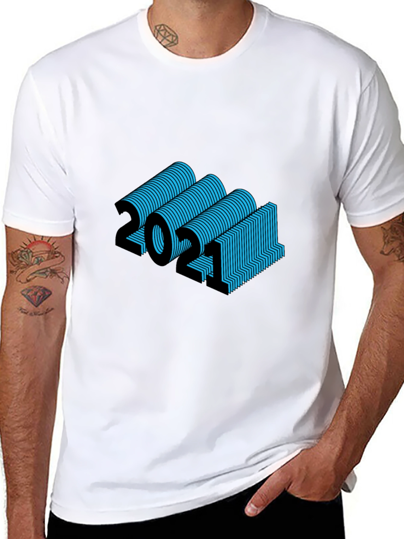 Retro 2021 Graphic Tee - Modern Style