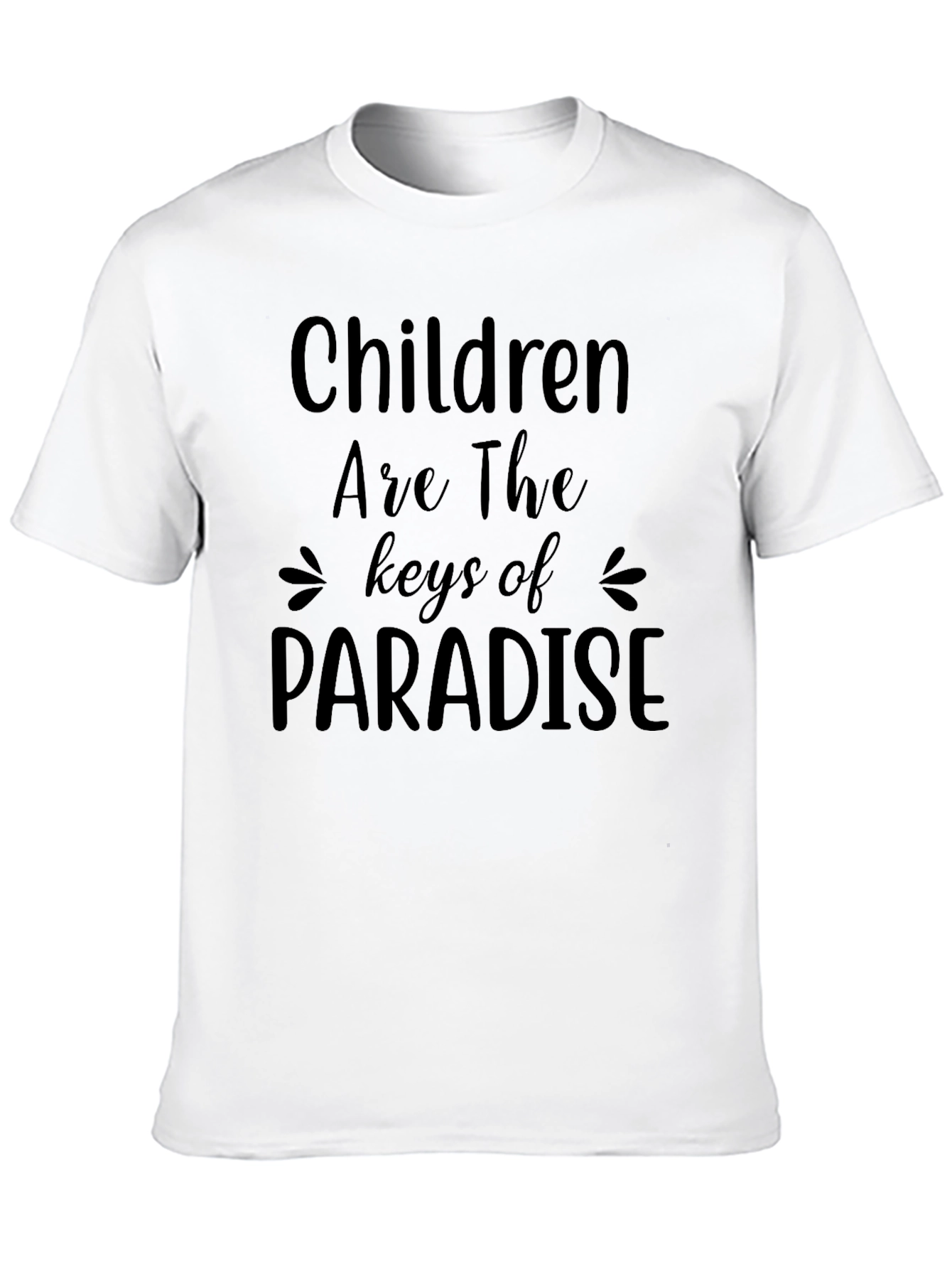 Children Are The Keys of Paradise Black T-Shirt