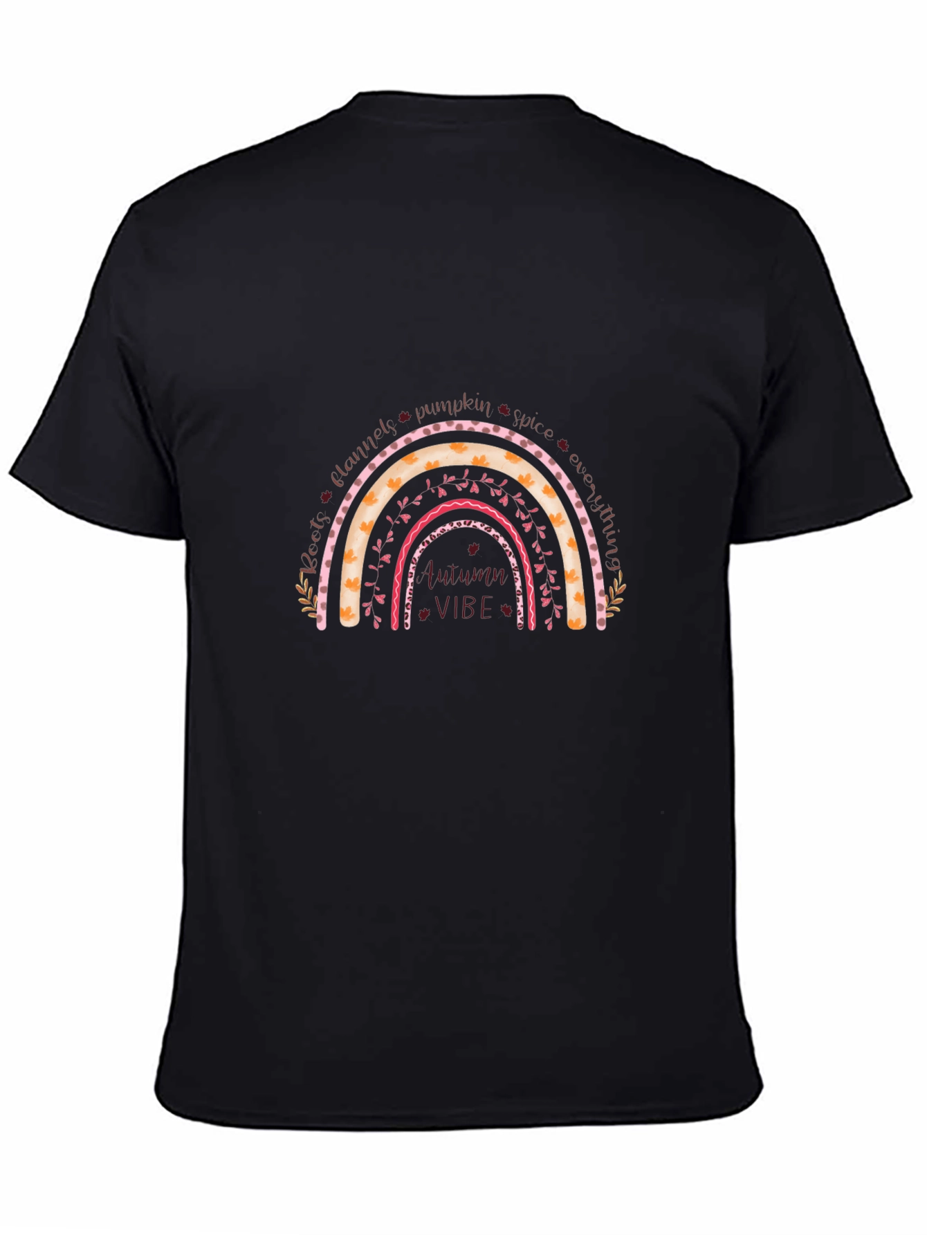 Autumn Vibe Rainbow Graphic Tee