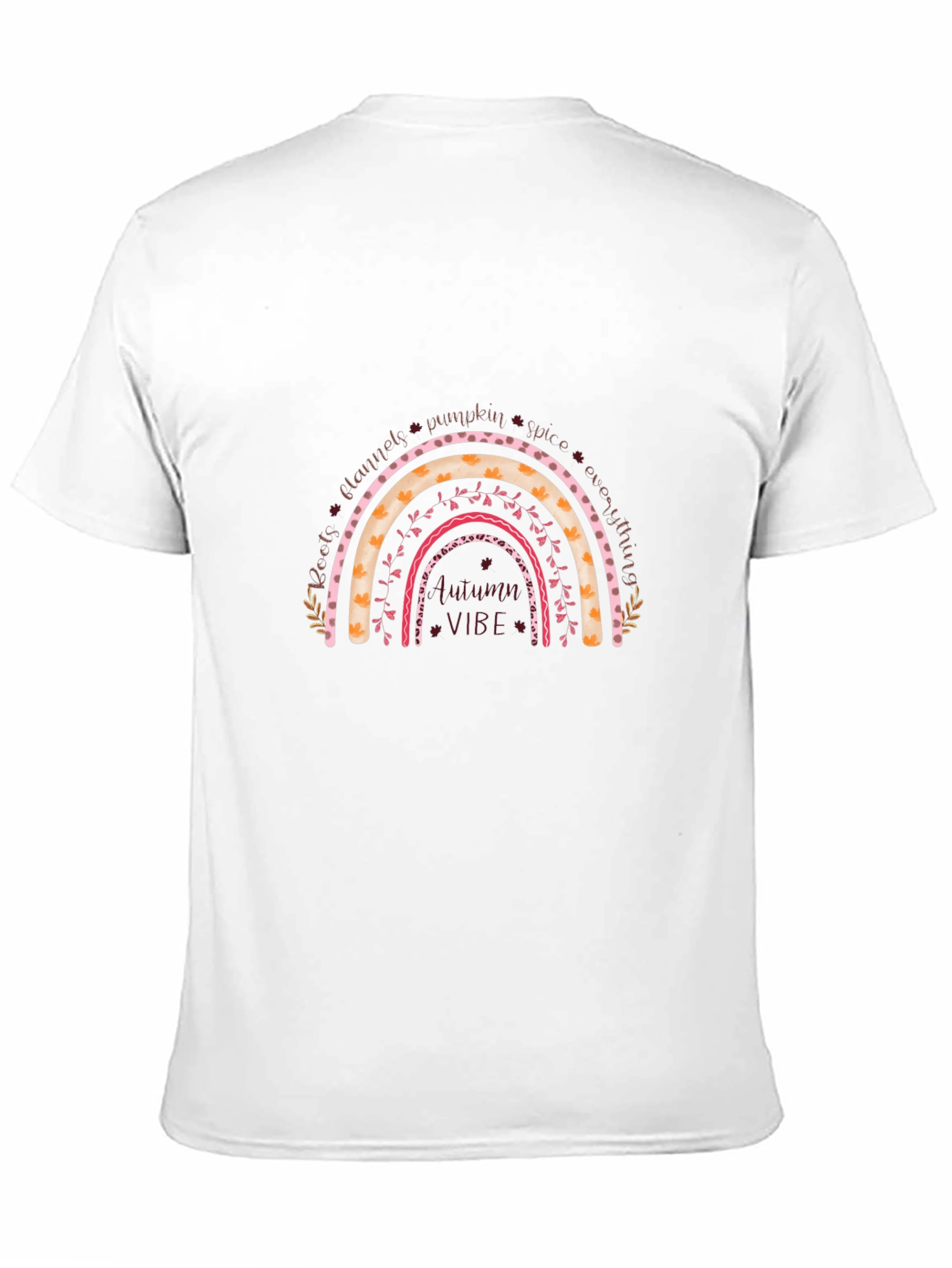 Autumn Vibe Rainbow Graphic Tee