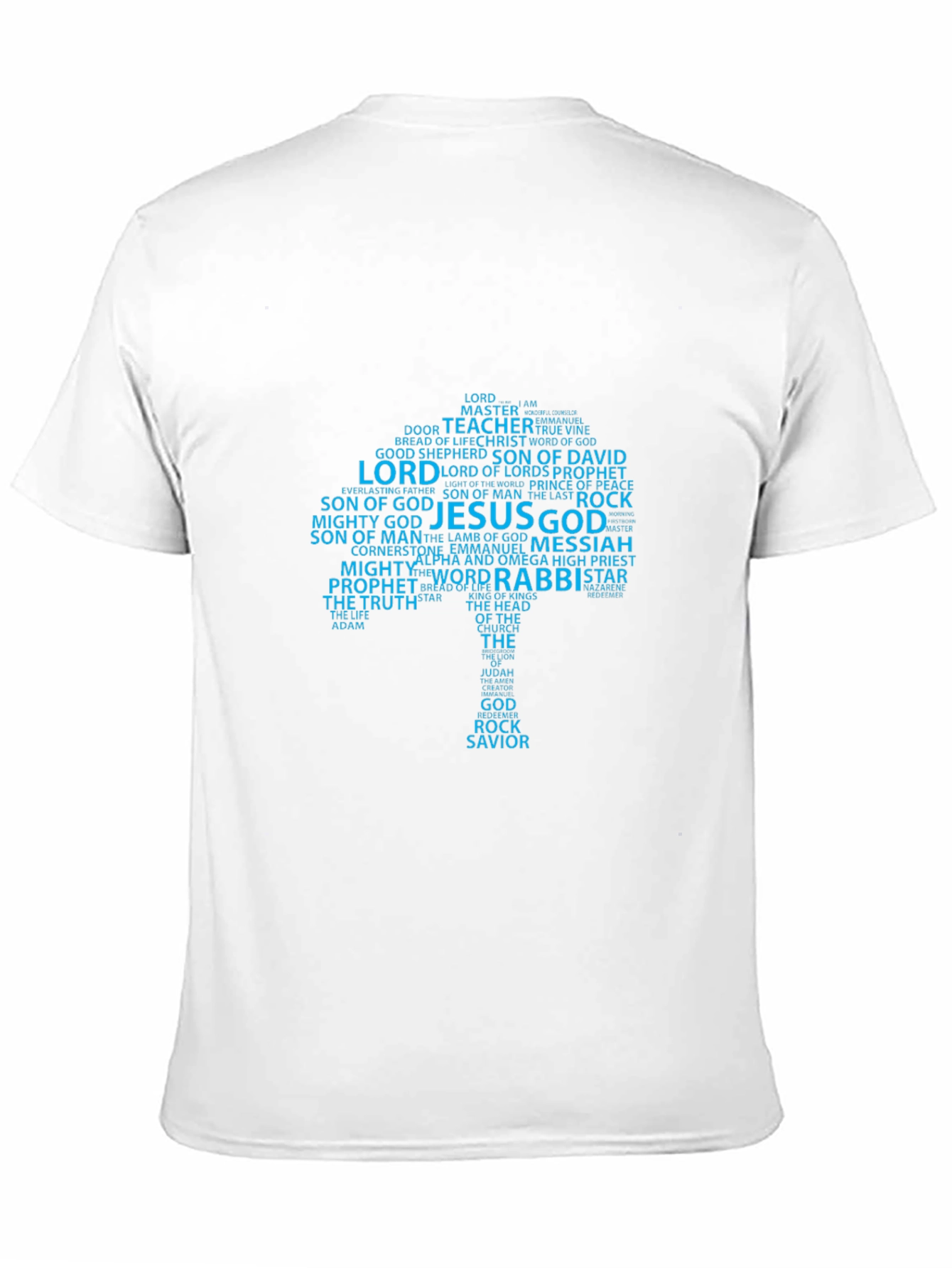 Word Cloud T-Shirt - Jesus Names Tee