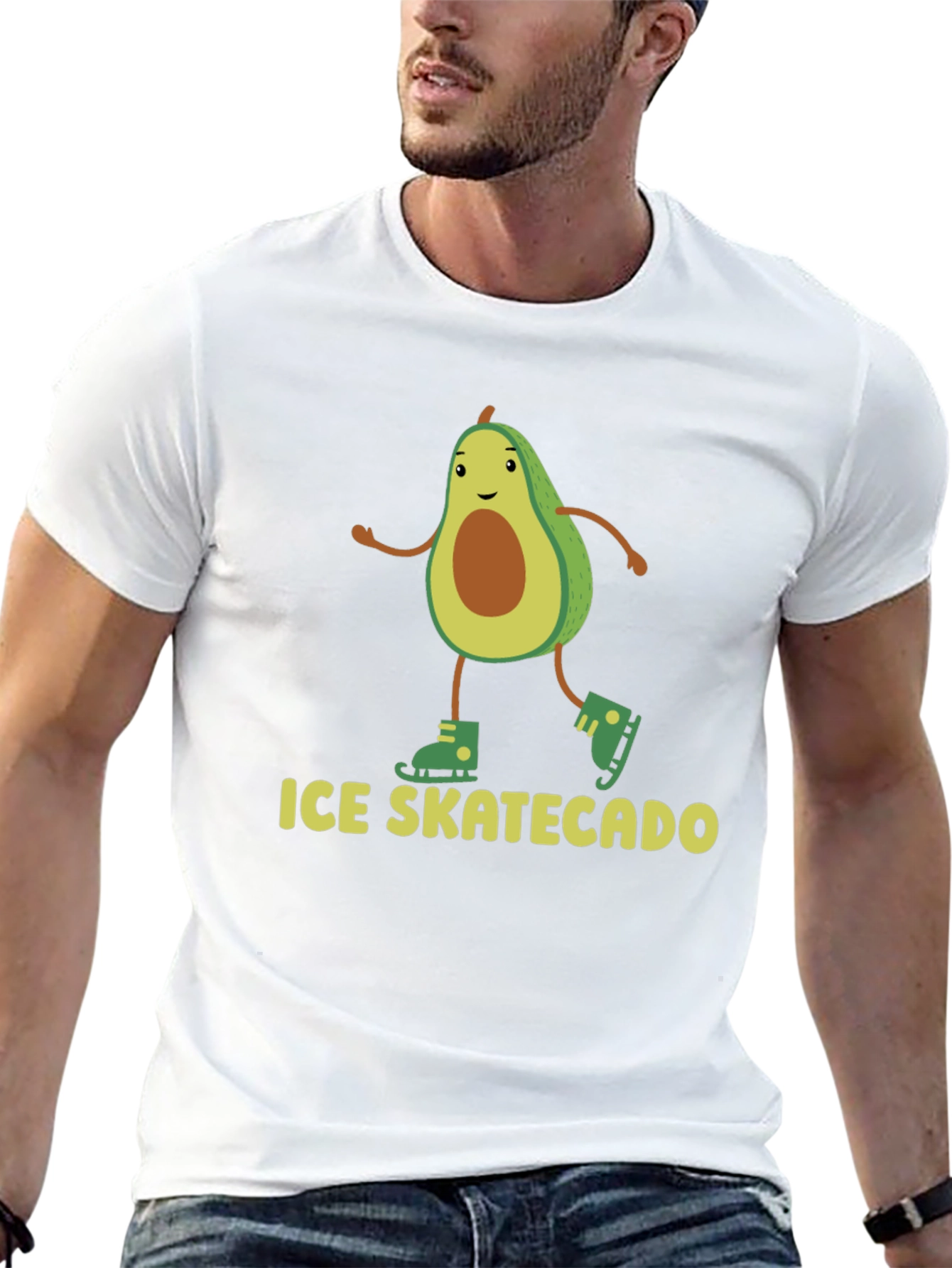 Ice Skatecado Black T-Shirt