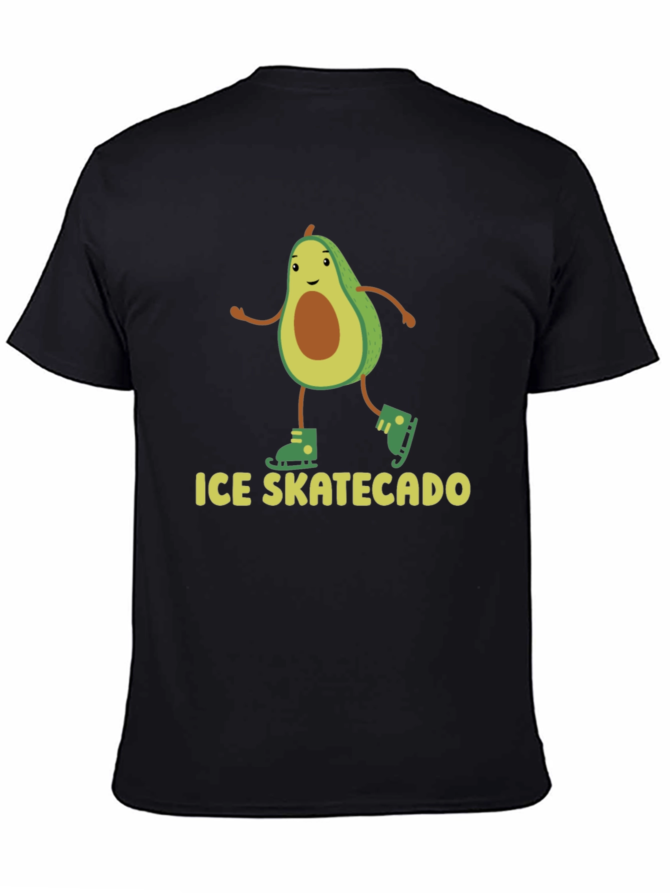 Ice Skatecado Black T-Shirt